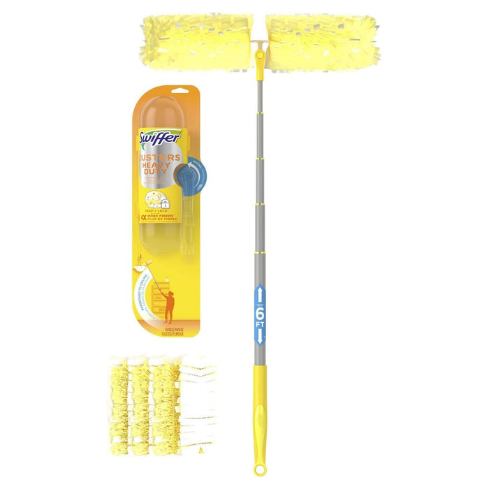 Swiffer Duster Super Extender Handle Starter Kit - 4ct