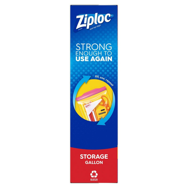 Ziploc Storage Gallon Bags - 38ct