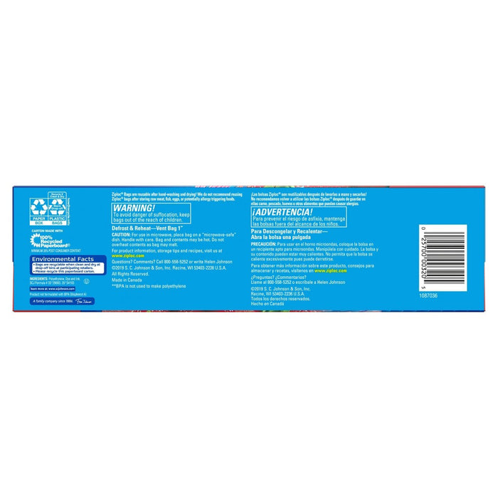 Ziploc Storage Gallon Bags - 38ct