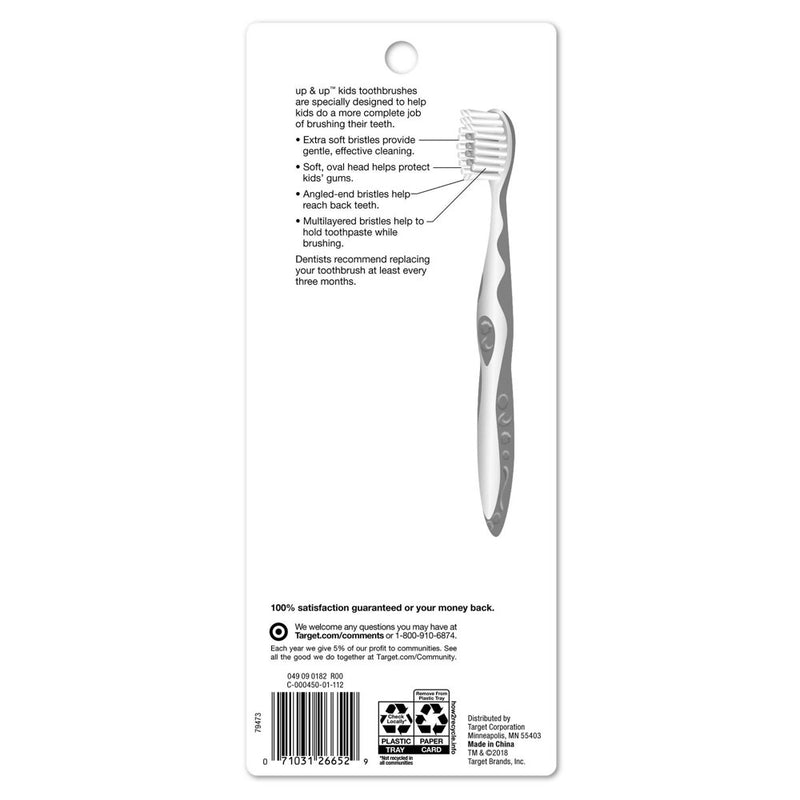 Youth Soft Toothbrushes - 4pk - Up&Up