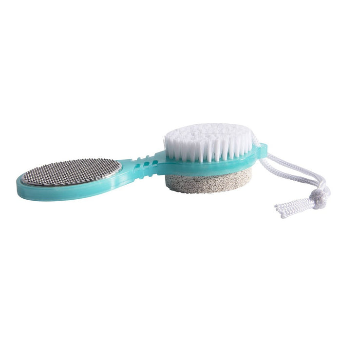 Trim 4-in-1 Foot Paddle with Pumice, Rasp, Brush & Emery File