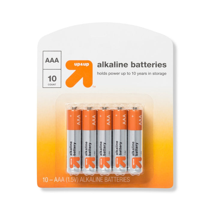 AAA Batteries - 10ct - Up&Up