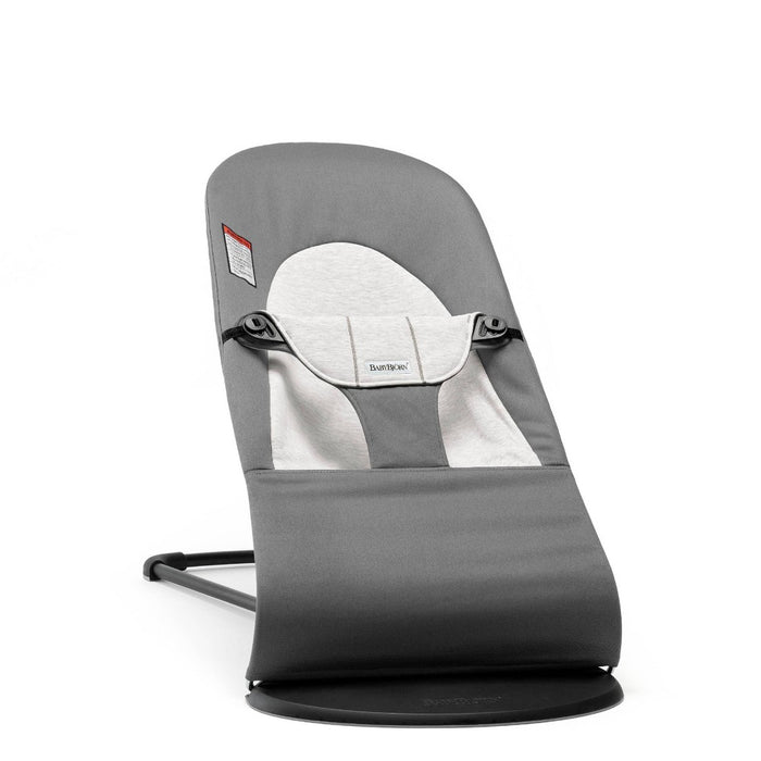 BABYBJoRN Bouncer Balance Soft Cotton - Jersey Dark Gray/Gray (LOCAL PICKUP ONLY)