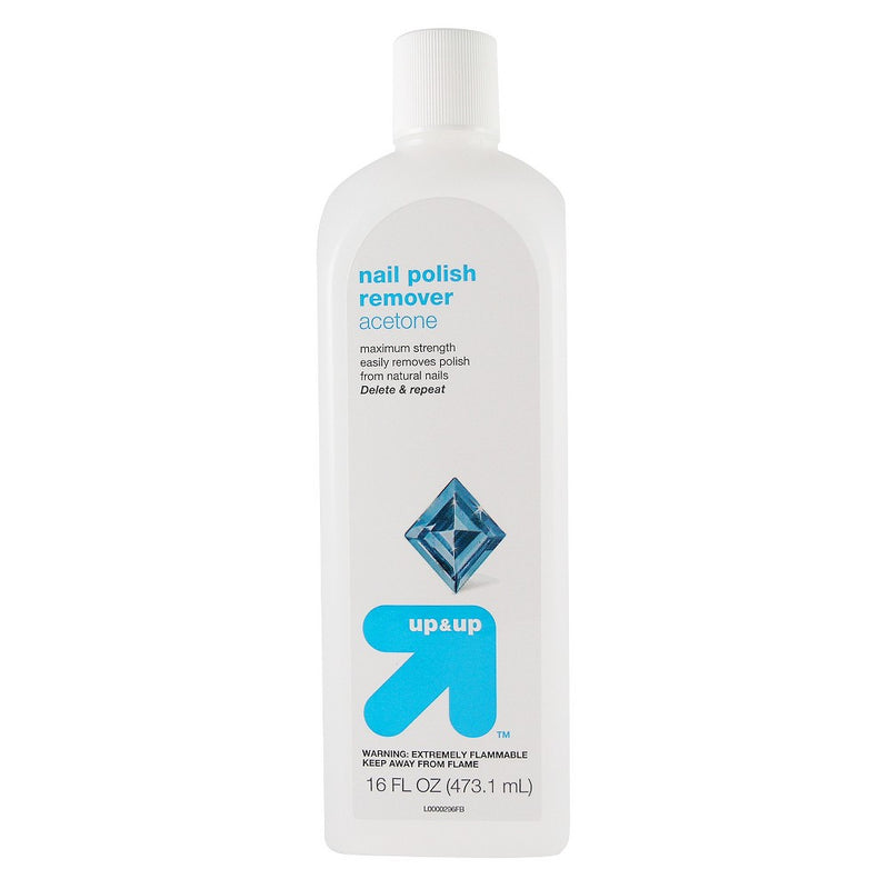 Acetone Nail Polish Remover - 16oz - Up&Up