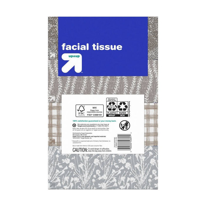 Facial Tissues - 4pk/144ct - Up&Up
