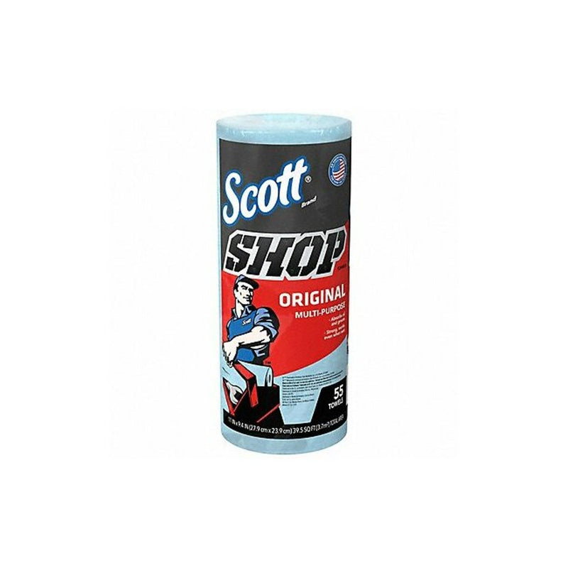 Kimberly-Clark 75130 SCOTT Shop Towel Roll, 55 Count (Pack Of 1)