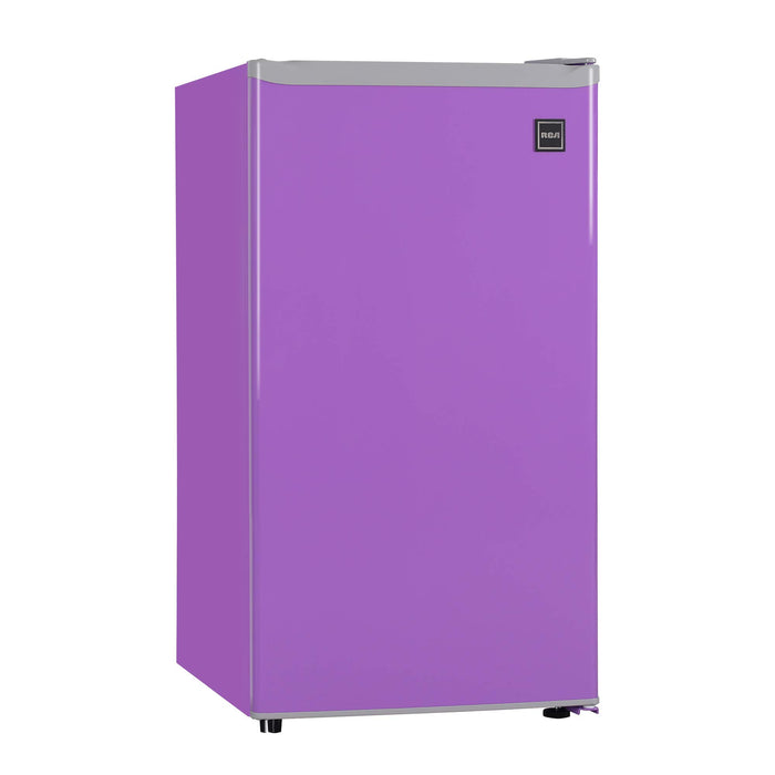 RCA RFR321-PURPLE 3.2 Cu Ft Compact Fridge, Mini Refrigerator, Purple (LOCAL PICKUP ONLY)
