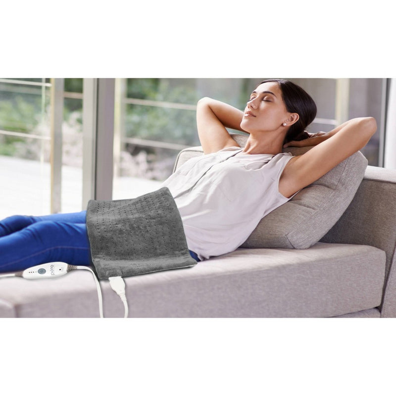 PureRelief Deluxe Gray Heating Pad