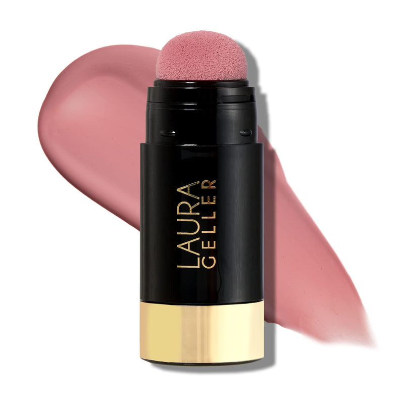 LAURA GELLER NEW YORK Serum Blush Tint, Lightweight Liquid Blush For Cheeks, Weightless Watercolor Sheer Finish, Practical Pink