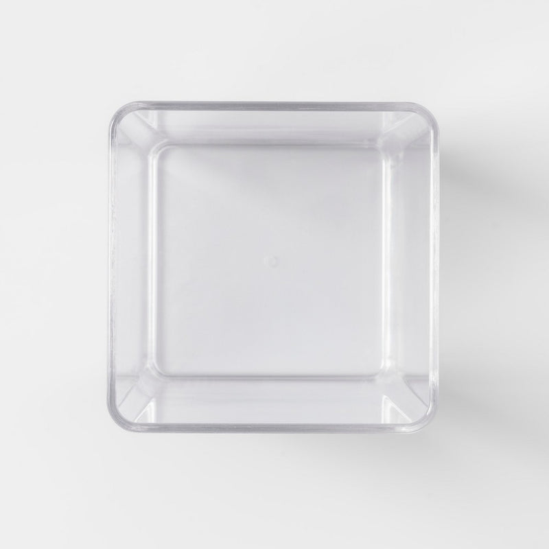 4"W X 4"D X 8"H Plastic Food Storage Container Clear - Made By Design