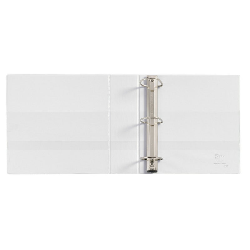 Avery 3" One Touch Slant Rings 600 Sheet Capacity Heavy-Duty View Binder - White