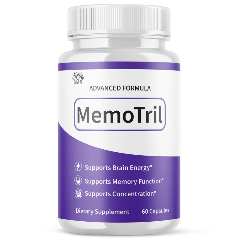 Memotril Capsules, Official Memotril Supplement Formula Pills (60 Capsules)