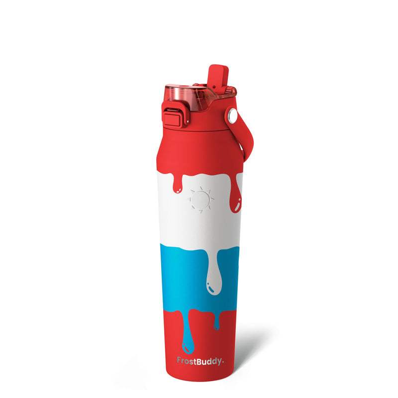 Frost Buddy 32Oz Insulated Water Bottle - Straw & Chug Lid - Leak-Proof