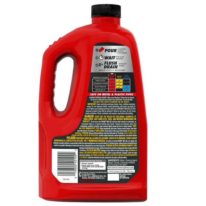 Drano Max Gel Clog Remover - 80 fl oz