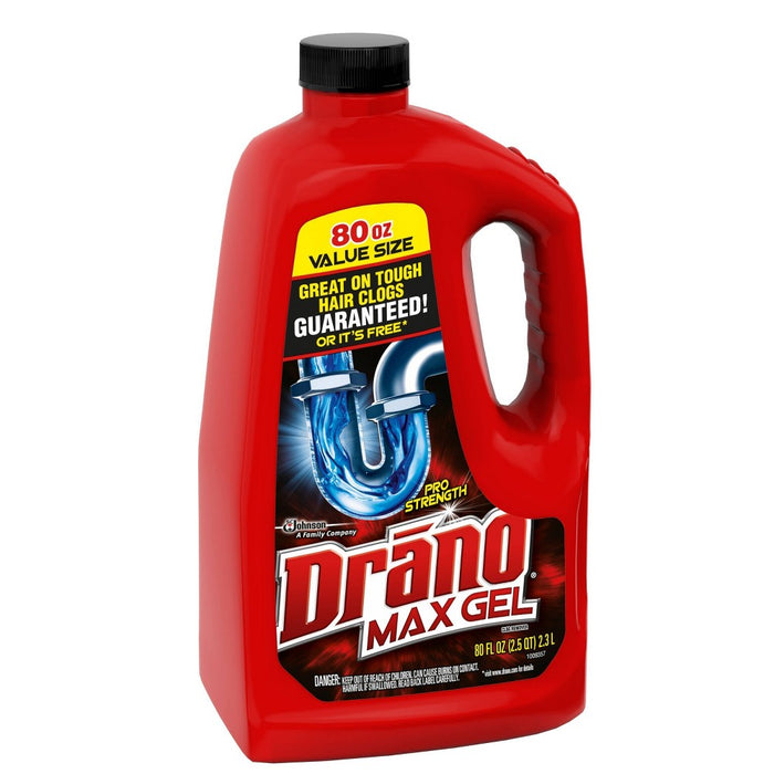 Drano Max Gel Clog Remover - 80 fl oz