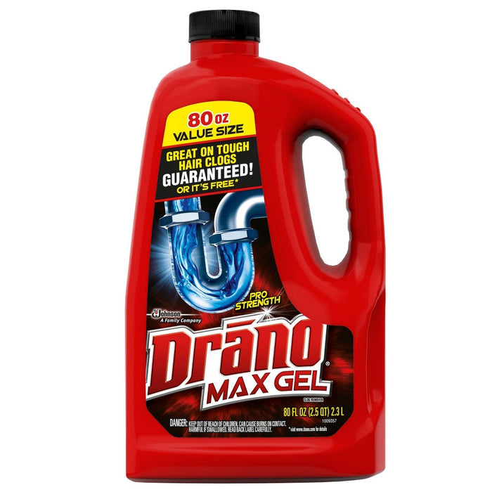 Drano Max Gel Clog Remover - 80 fl oz