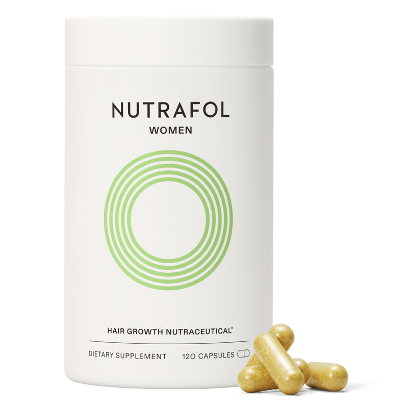 Nutrafol Women's Hair Growth Supplements, Ages 18-44, Clinically Tested For Visibly Thicker And Stronger Hair, Dermatologist Recommended - 1 Month Supply