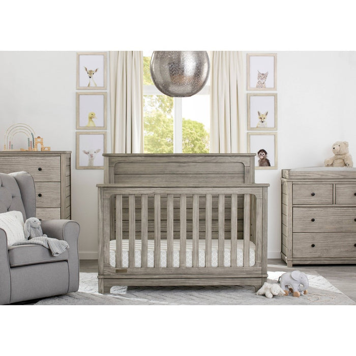 Simmons Kids' Slumbertime Monterey 4-in-1 Convertible Crib - Rustic White (LOCAL PICKUP ONLY)