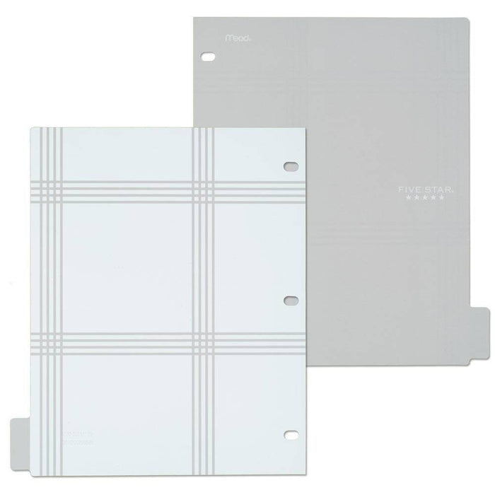 8ct Mead Five Star 3-hole Punched Color Pop Reversible Tab Divider Set