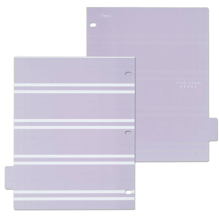 8ct Mead Five Star 3-hole Punched Color Pop Reversible Tab Divider Set