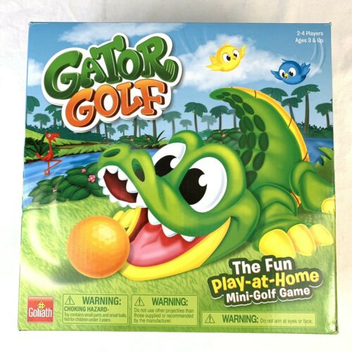 Gator Golf - Putt The Ball into The Gator's Mouth to Score Game by Goliath
