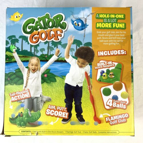 Gator Golf - Putt The Ball into The Gator's Mouth to Score Game by Goliath