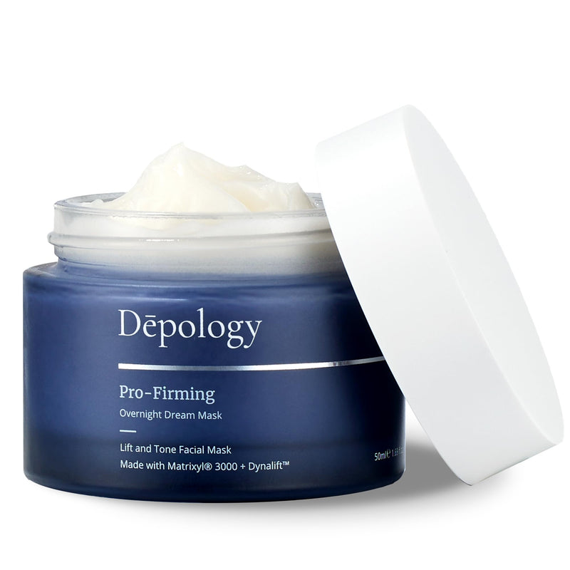 Depology Pro-Firming MATRIXYL® 3000 + DYNALIFT™ Night Mask, Rich Cream-Mask Hybrid Formula, Face Moisturizing Cream That Targets Signs Of Aging 1.69 Fl.Oz
