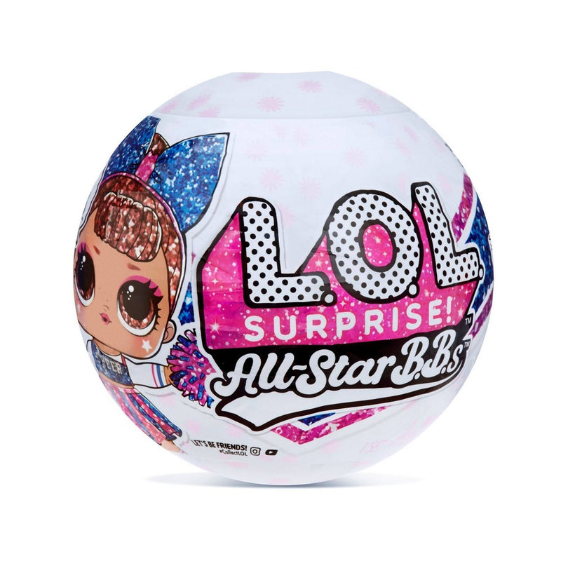 L.O.L. Surprise! All-Star B.B.s Sports Series 2 Cheer Team Sparkly Dolls with 8 Surprises