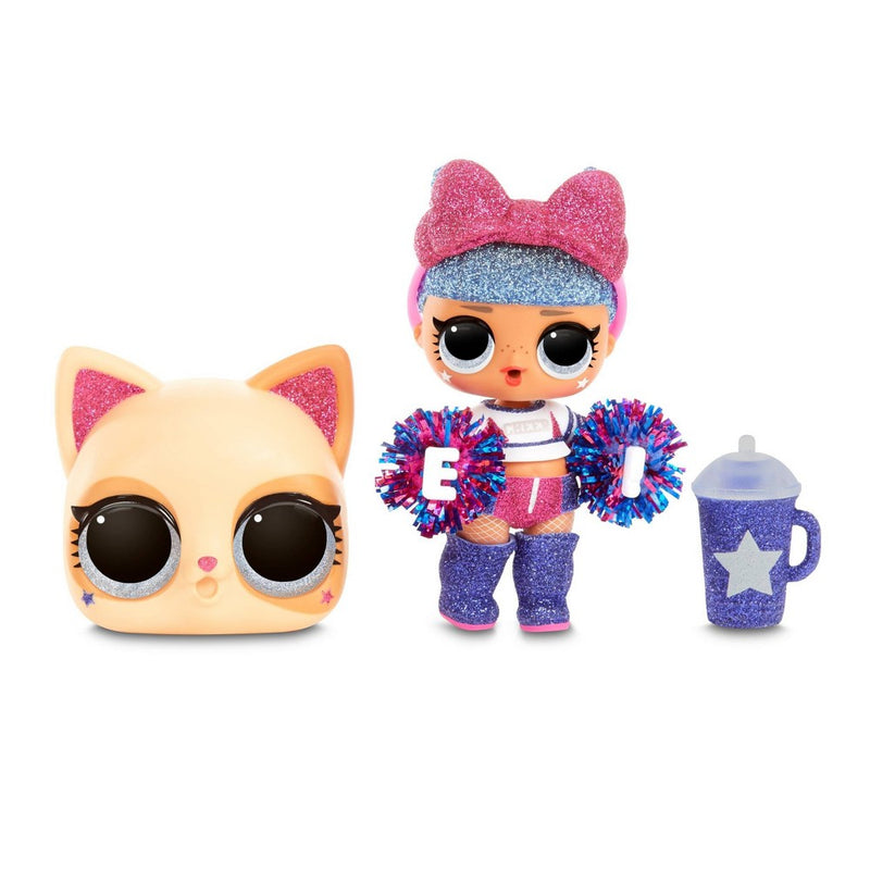 L.O.L. Surprise! All-Star B.B.s Sports Series 2 Cheer Team Sparkly Dolls with 8 Surprises