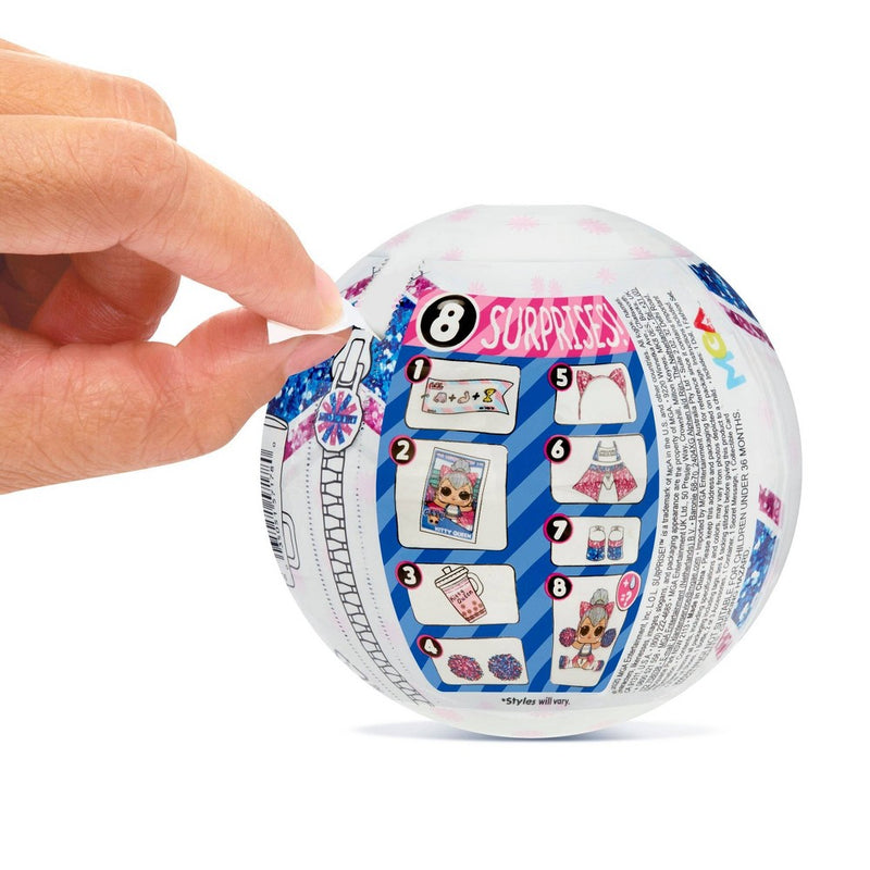 L.O.L. Surprise! All-Star B.B.s Sports Series 2 Cheer Team Sparkly Dolls with 8 Surprises