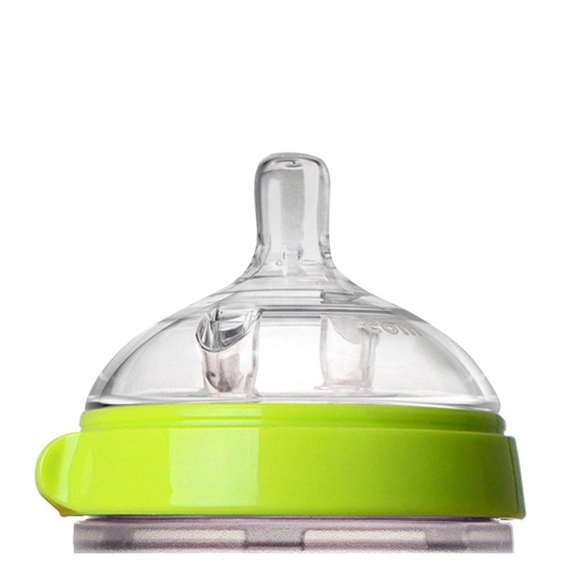 Comotomo Silicone Bottle 5-Oz (2 Pack)- Green