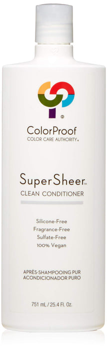 Colorproof Supersheer Clean Conditioner, 8.5 Fl Oz Fragrance-Free, Color-Safe, Vegan, Sulfate-Free, Silicone-Free, Unisex - Professional Hair