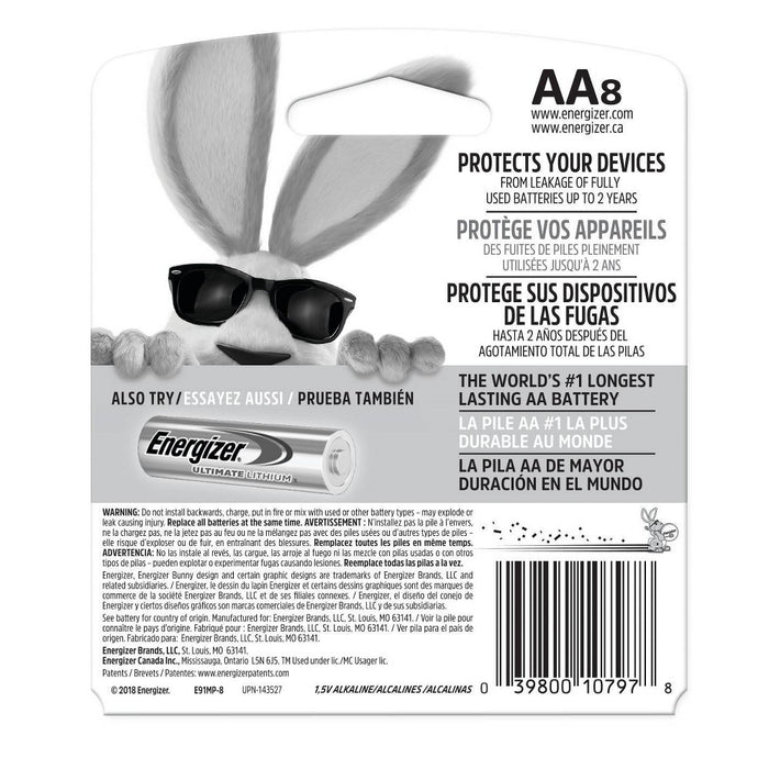 Energizer 8pk MAX Alkaline AA Batteries