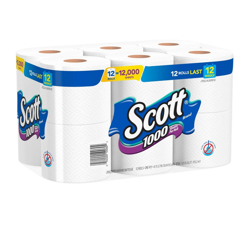 Scott 1000 Toilet Paper - 12pk