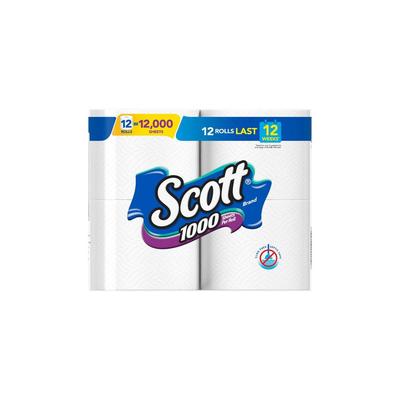 Scott 1000 Toilet Paper - 12pk