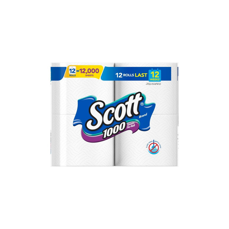 Scott 1000 Toilet Paper - 12pk