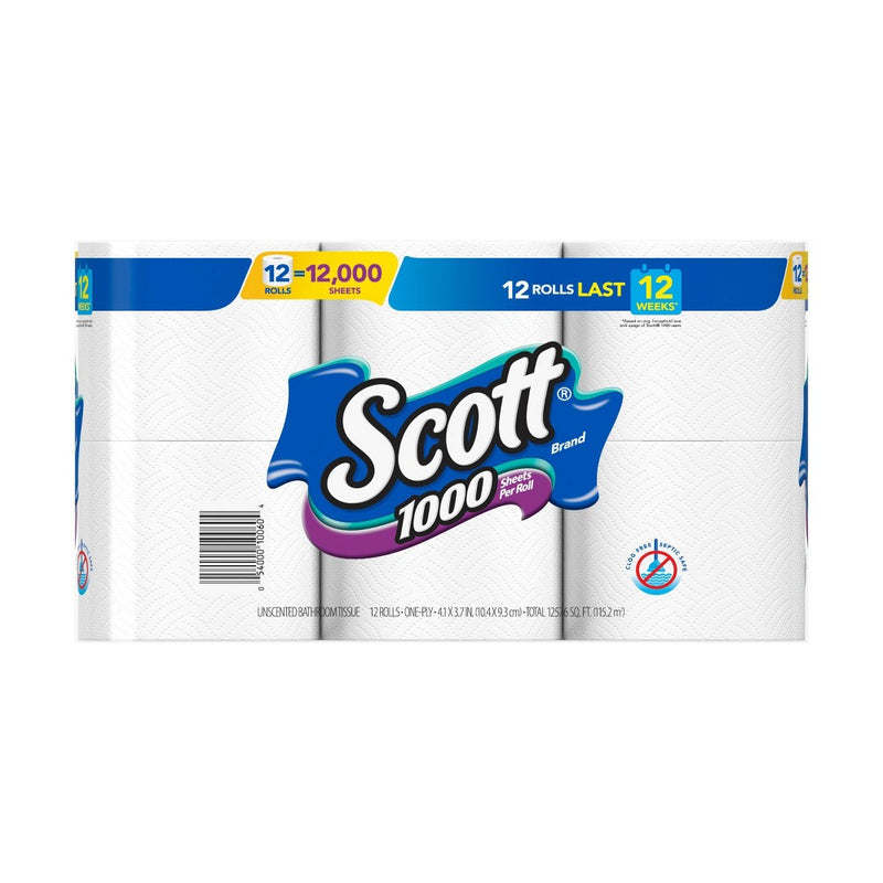 Scott 1000 Toilet Paper - 12pk