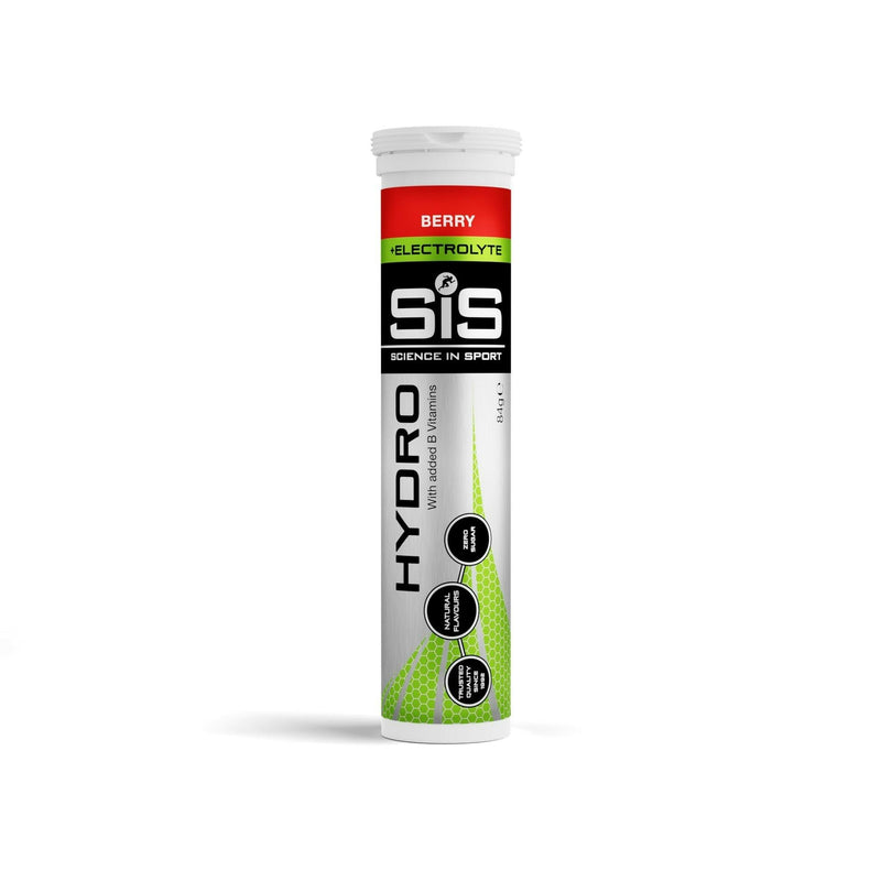 Science In Sport SIS Electrolyte Tablets, Carbonated Electrolyte Drink Tablets, On-The-Go Low Sugar Electrolytes, Hydrating Effervescent Tablets For Running, Cycling, Berry - 20 Tablets - 1 Pack