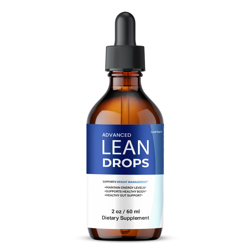 Gold Nutra Lean Drops, All Natural Maximum Strength Formula, Leandrops Supplement Liquid, Energy, Wellness And Health (1 Pack)