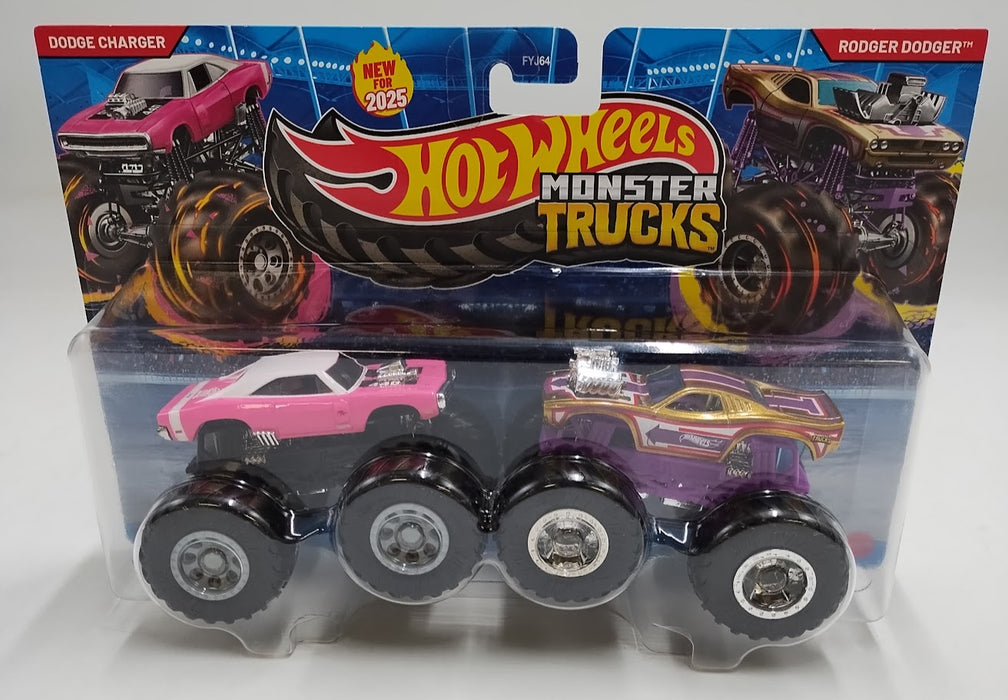 Hot Wheels Monster Trucks 1:64 Diecast DODGE CHARGER/ RODGER DODGER