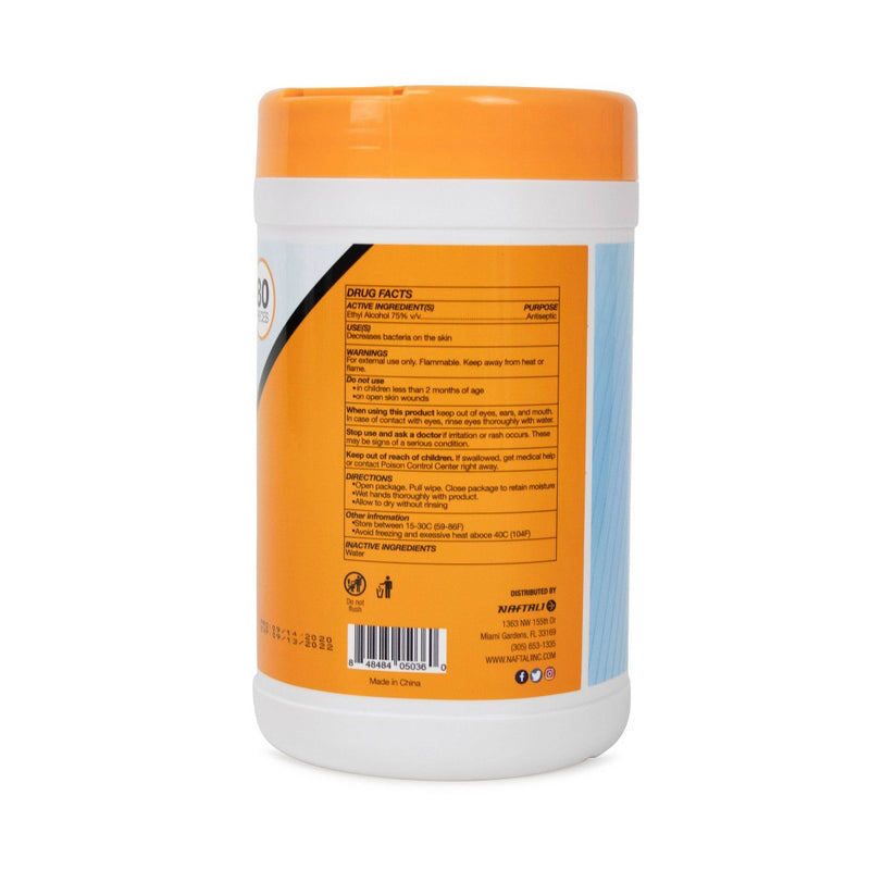 Miami CarryOn 75% Alcohol Sanitizing Wipes Canister - 80ct