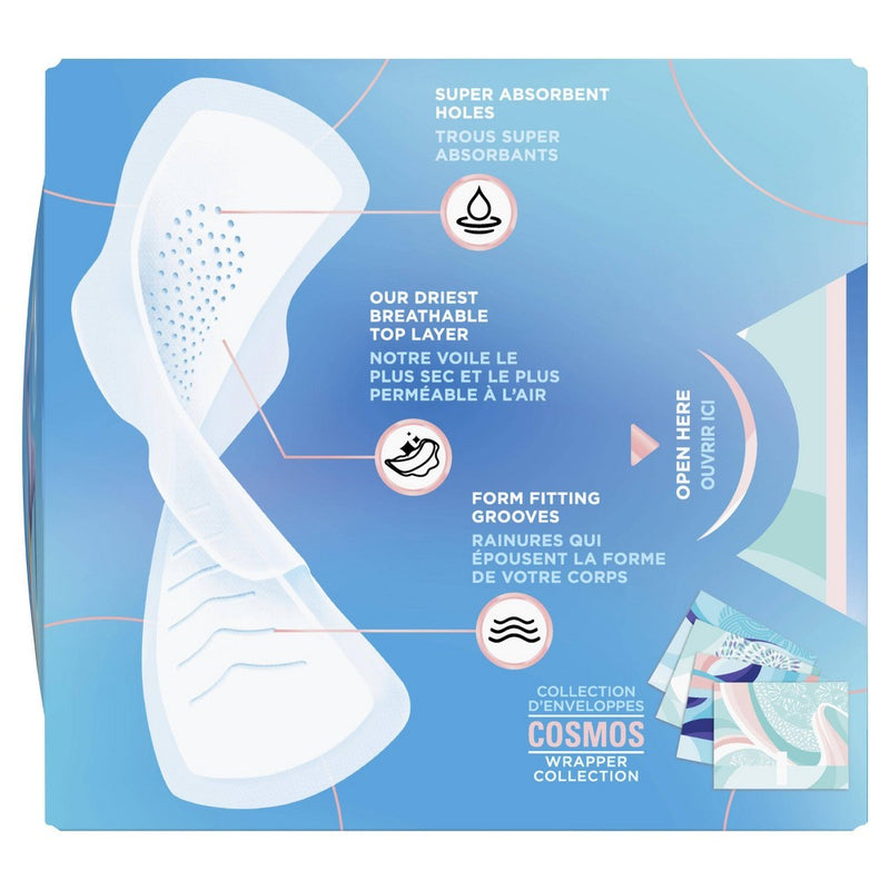 Always Infinity Regular Absorbency Pads with Wings - Unscented - Size 1 - 18ct