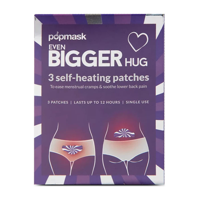 POPMASK Even Bigger Hug Heating Patches PMS Menstrual Cramp Relief