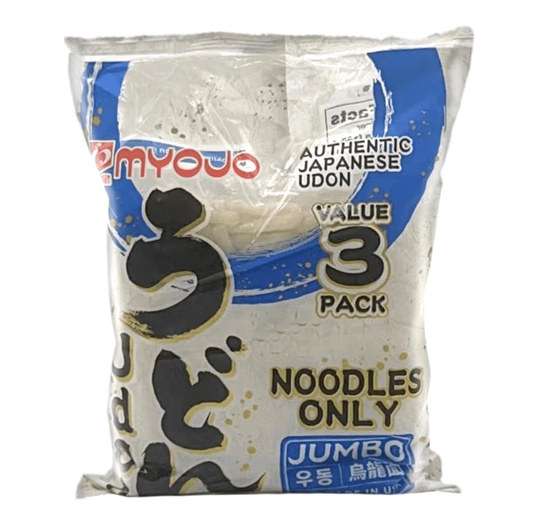 Myojo Jumbo Udon Noodles, No Soup, 20.94 Oz