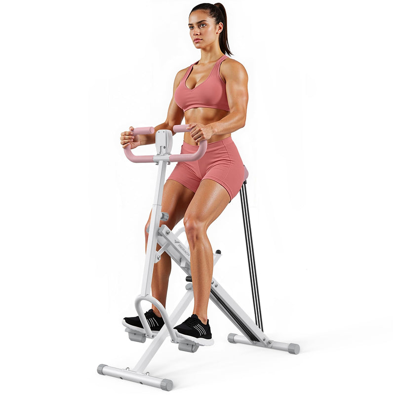 Squat Machine, MERACH R07 2 In 1 Squat Rowing Machine, Easy Setup & Foldable Exercise Equipment, Glute Trainer Machine, Glutes & Leg Home Workout Machine (LOCAL PICKUP ONLY)
