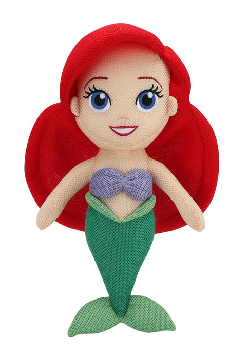 Wahu Aqua Pals Disney Classic Ariel Plush Water Toy For Kids Ages 2+ With Aquadry™ Technology, Washable Plush Doll Toy For Pool And Bathtub, Medium, Red/Green