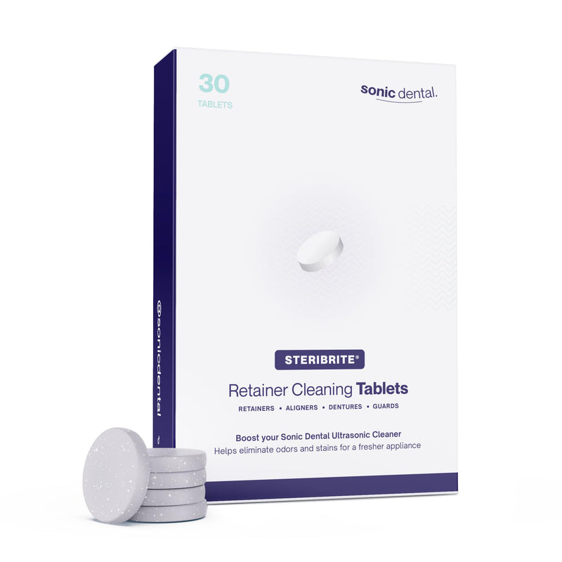Sonic Dental Cleaning Tablets With Steribrite® - 30 Tablets, 1 Month Supply. For Use With The Sonic Pro