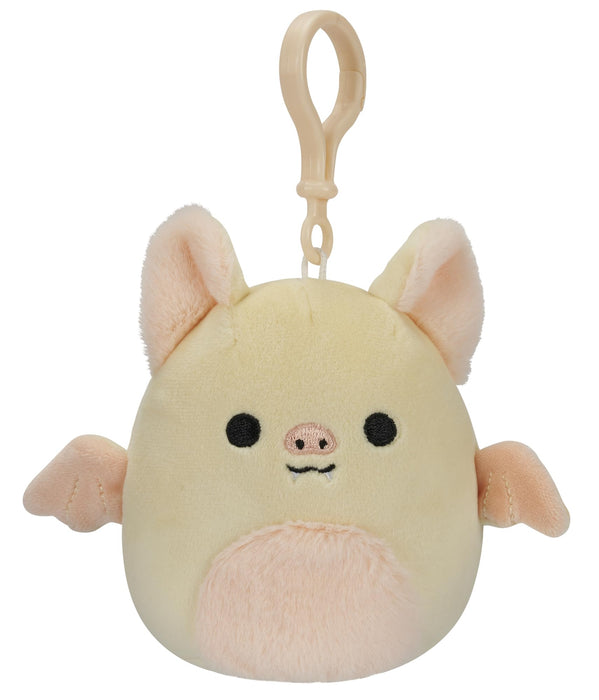 Squishmallows 3.5" Meghan Cream and Pink Bat with Fuzzy Belly Little Plush