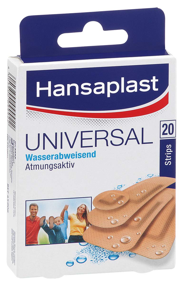 Hansaplast Universal Strips Wasserabweisend 20 Pcs
