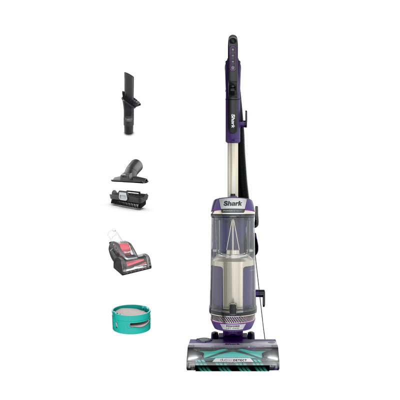 AS IS Shark Powerdetect Upright Vacuum, HEPA Filter, Lift-Away, Eggplant, AZ4002 (LOCAL PICKUP ONLY)
